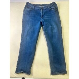 Denim Riders by Lee Mens Blue Medium Wash Straight Leg Jeans 45x29